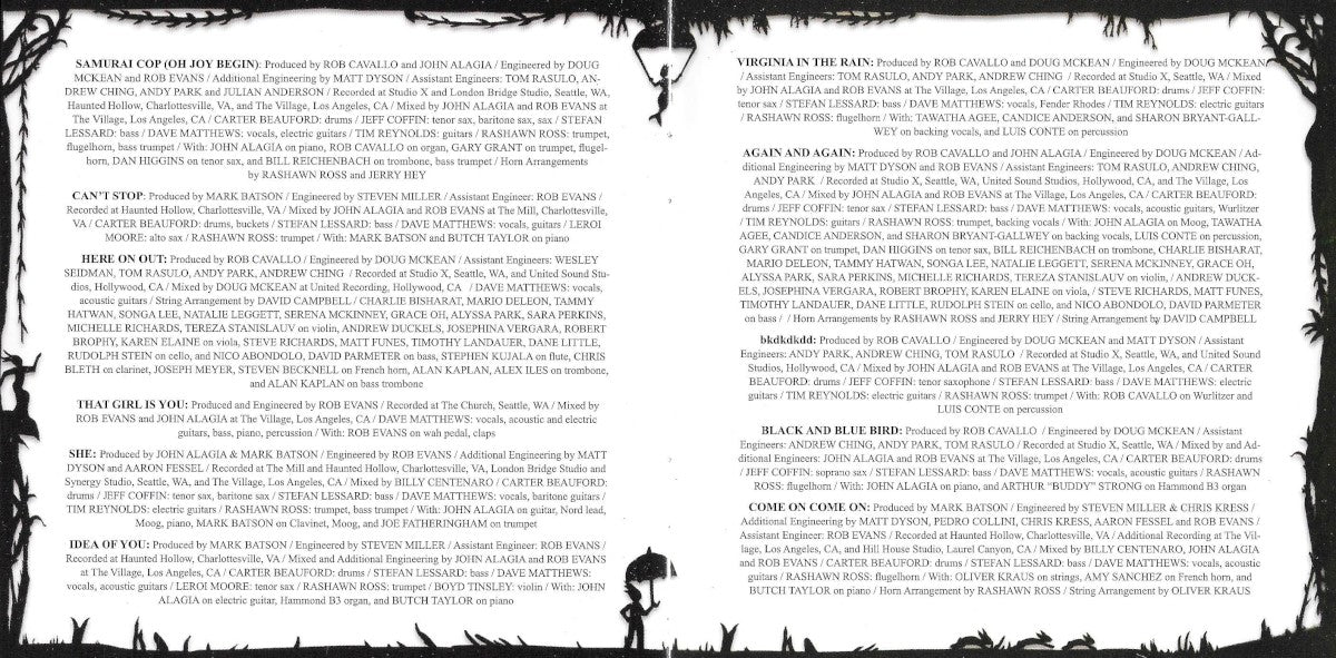 Gatefold 7: Dave Matthews Band – Come Tomorrow CD | Relix