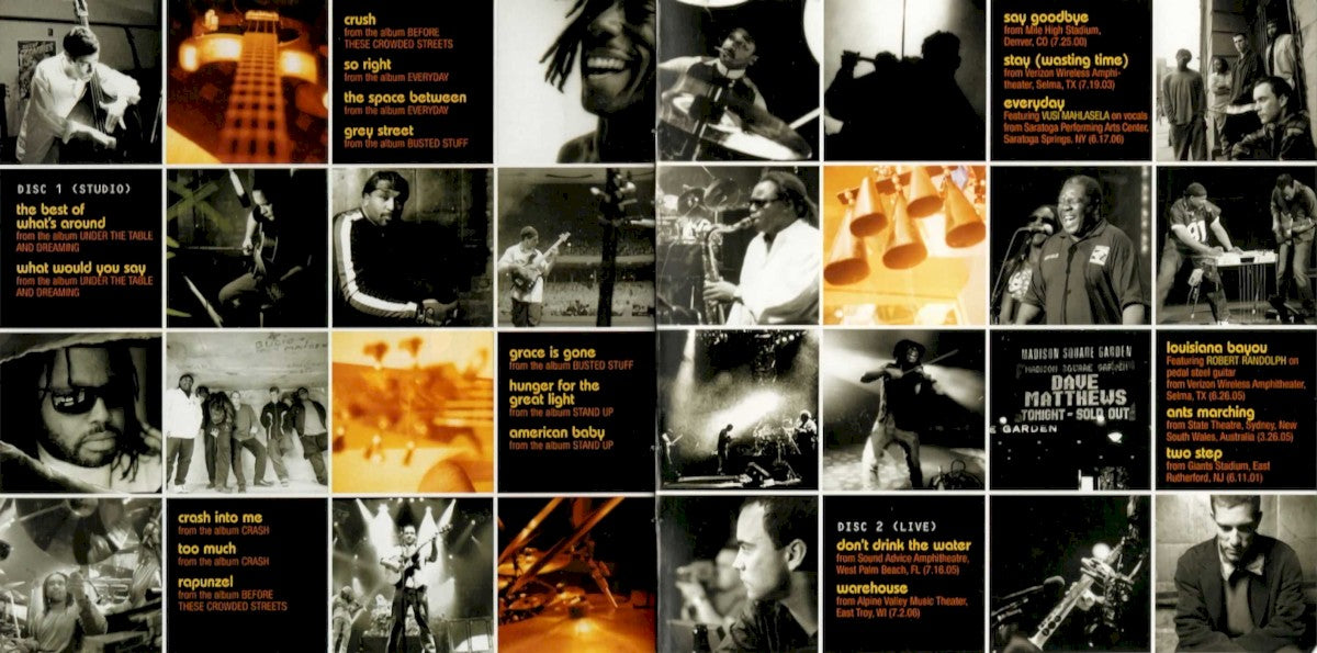 Gatefold 7: Dave Matthews Band – The Best Of What's Around, Vol. 1 (2-CD) CD | Relix