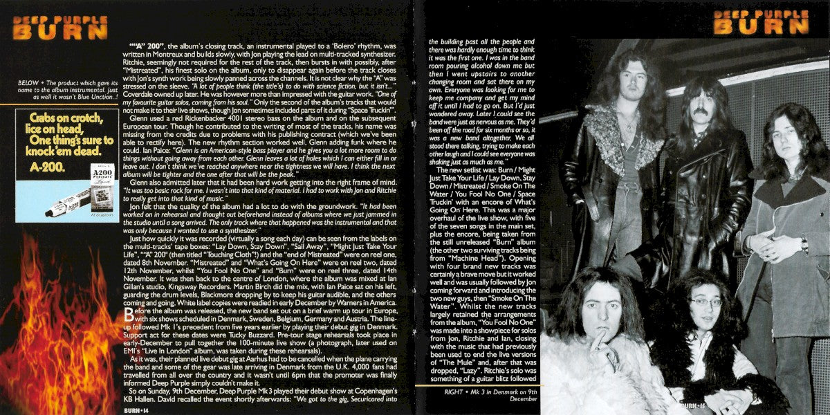 Gatefold 7: Deep Purple – Burn CD | Relix