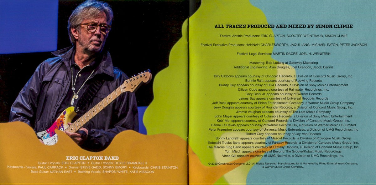Gatefold 7: Eric Clapton – Eric Clapton's Crossroads Guitar Festival 2019 CD | Relix