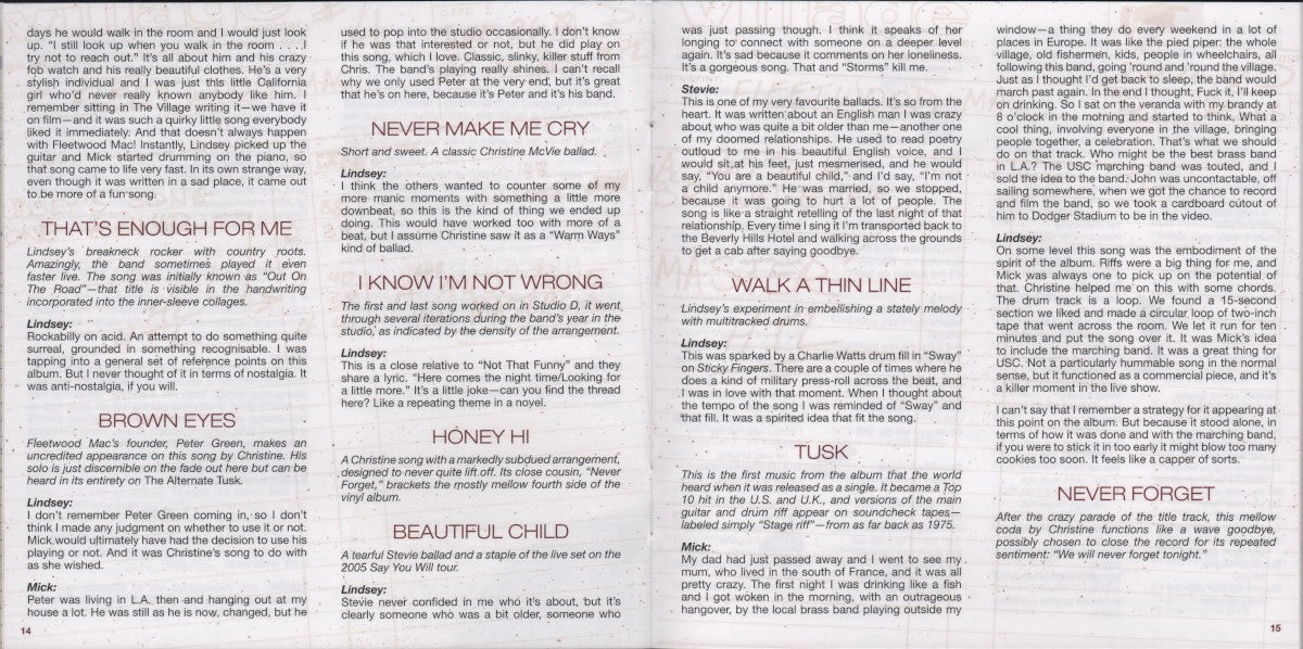 Gatefold 7: Fleetwood Mac – Tusk: Remastered (Expanded 3-CD) CD | Relix