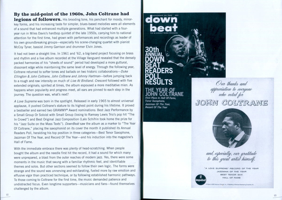 Gatefold 7: John Coltrane – A Love Supreme: The Complete Masters Vinyl LP | Relix