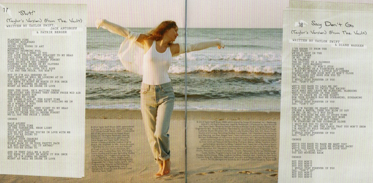 Gatefold 7: Taylor Swift – 1989: Taylor's Version (CD) CD | Relix