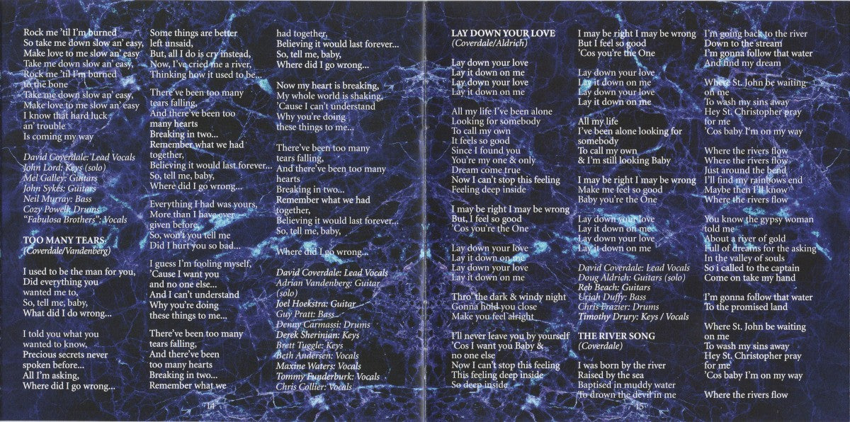 Gatefold 7: Whitesnake – The BLUES Album (2020 Remix CD) CD | Relix