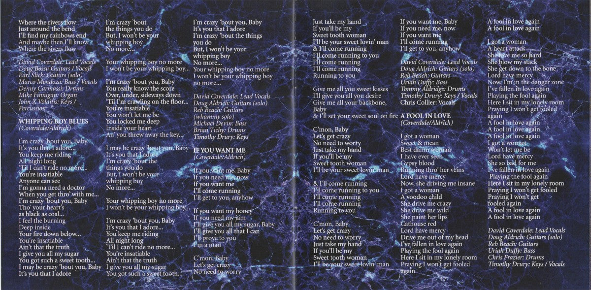 Gatefold 8: Whitesnake – The BLUES Album (2020 Remix CD) CD | Relix