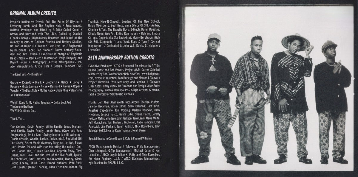 Gatefold 9: A Tribe Called Quest – People's Instinctive Travels And The Paths Of Rhythm (25th Anniversary Edition CD) CD | Relix