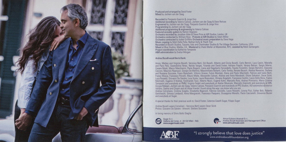 Gatefold 9: Andrea Bocelli – Passione (Deluxe Edition CD) CD | Relix