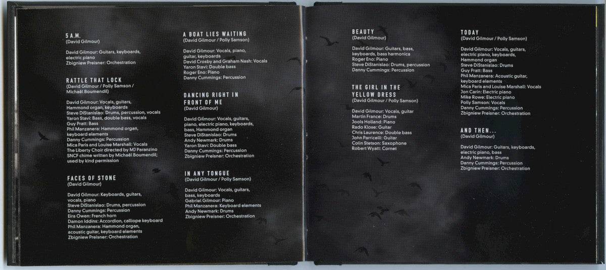 Gatefold 9: David Gilmour – Rattle That Lock CD | Relix