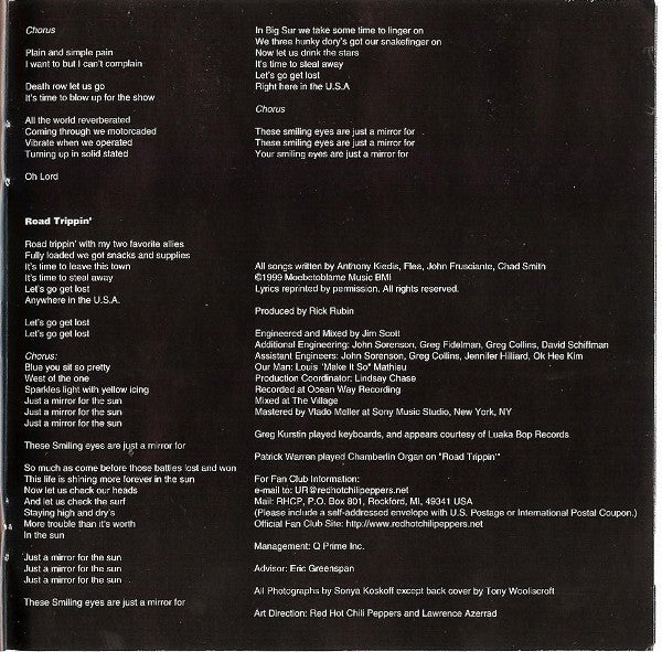 Gatefold 9: Red Hot Chili Peppers – Californication CD | Relix