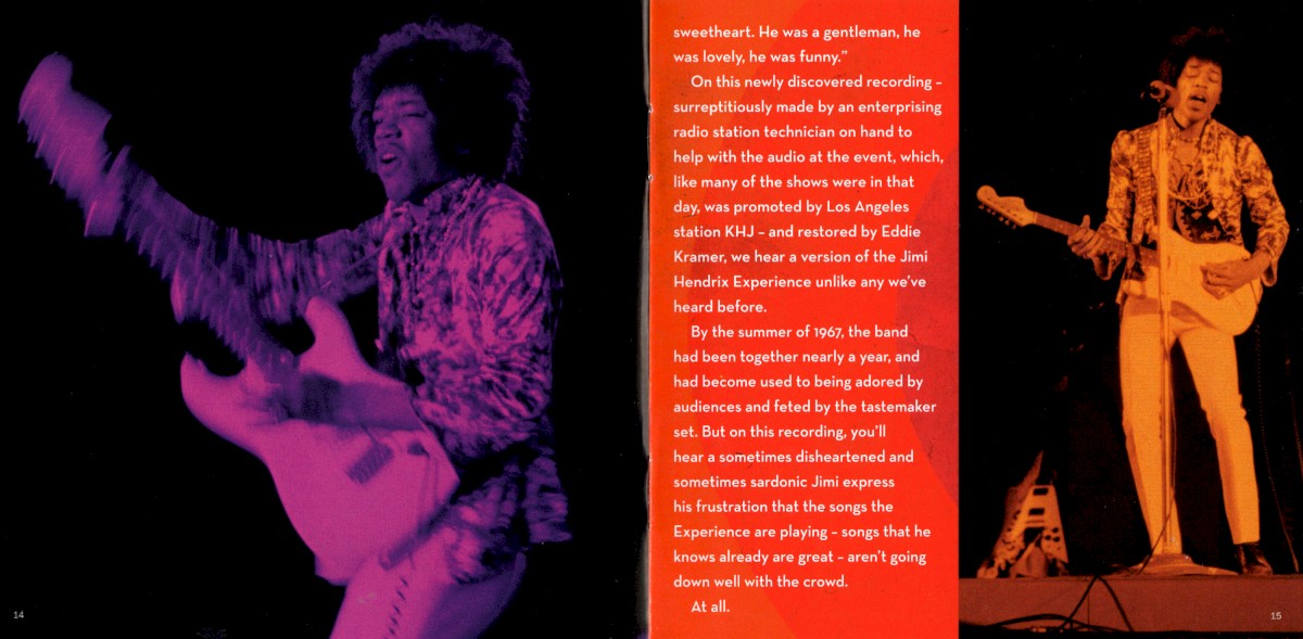 Gatefold 9: The Jimi Hendrix Experience – Jimi Hendrix Experience: Live At The Hollywood Bowl: August 18, 1967 CD | Relix