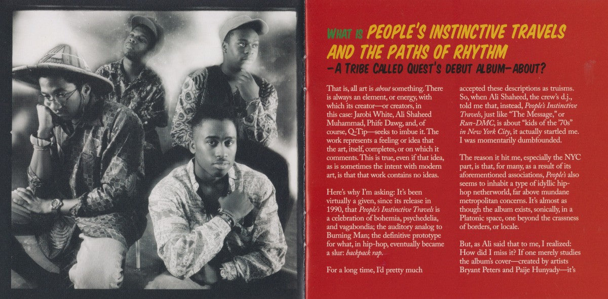 Gatefold: A Tribe Called Quest – People's Instinctive Travels And The Paths Of Rhythm (25th Anniversary Edition CD) CD | Relix
