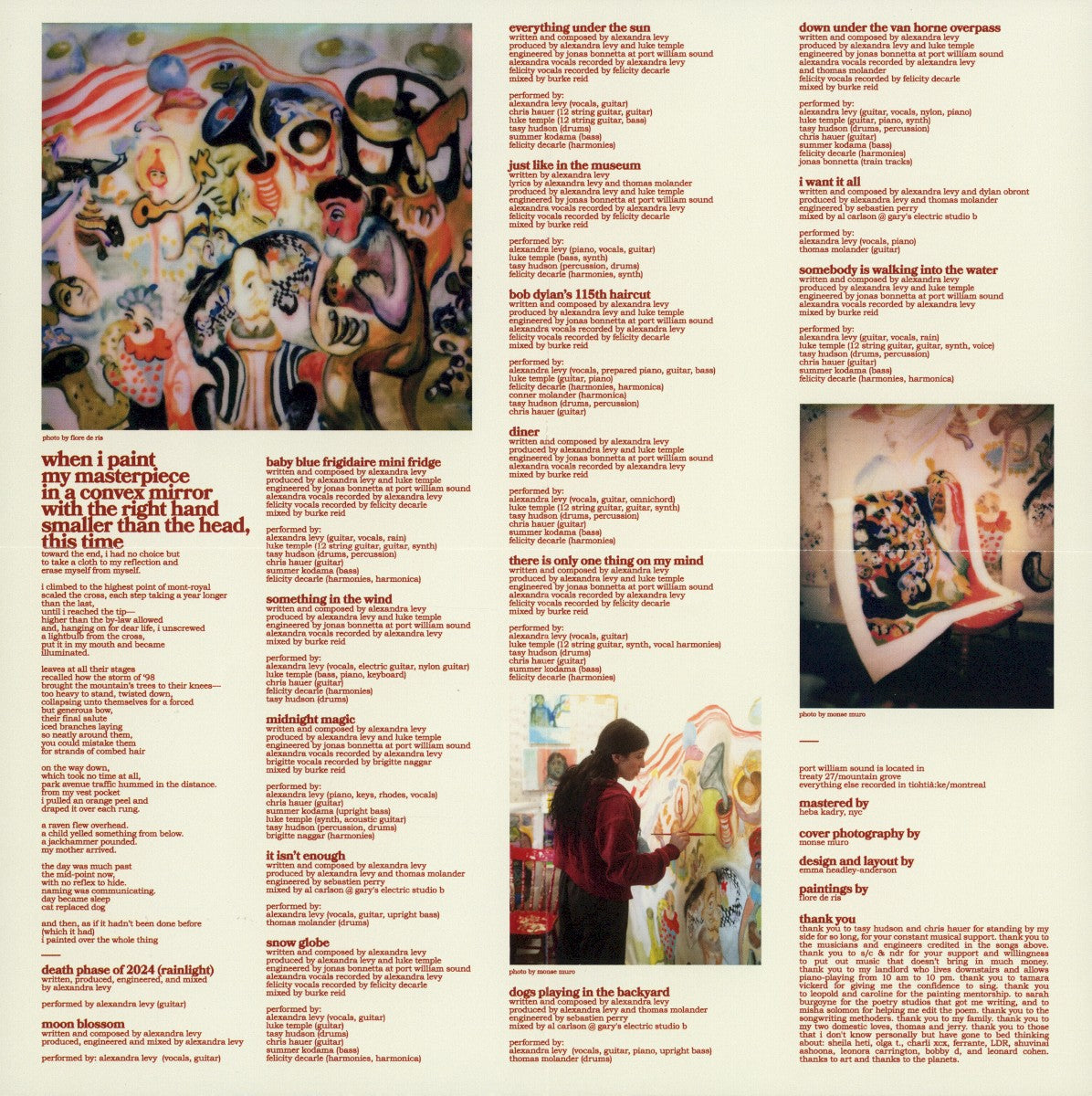 Gatefold: Ada Lea – When I Paint My Masterpiece CD | Relix