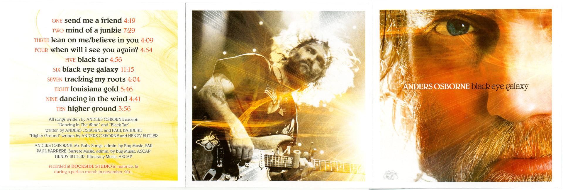 Gatefold: Anders Osborne – Black Eye Galaxy CD | Relix