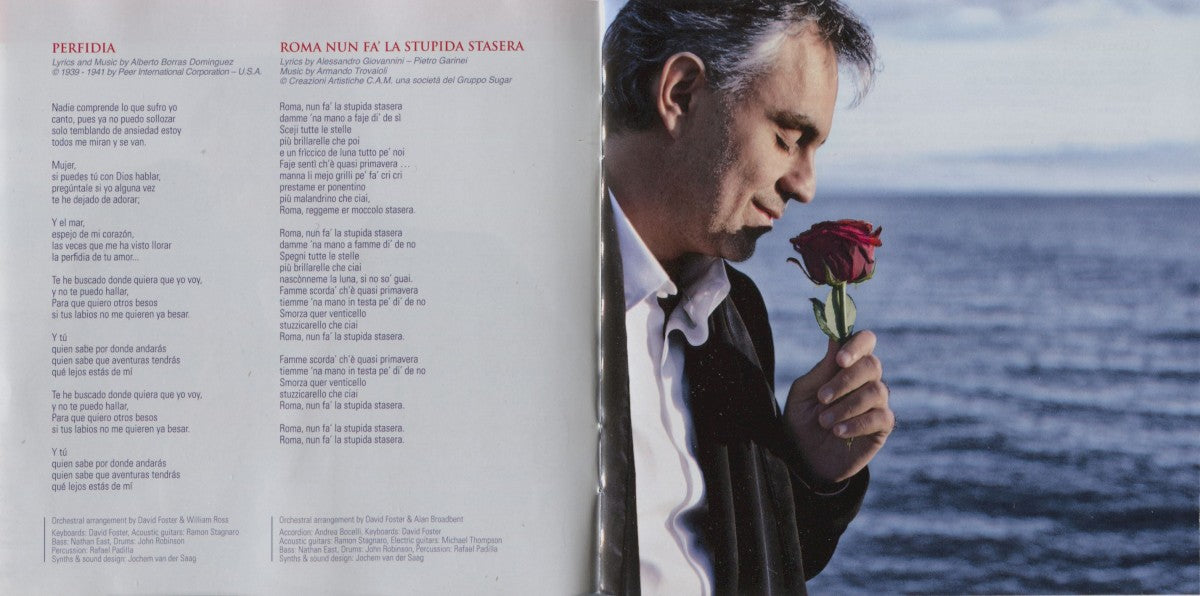 Gatefold: Andrea Bocelli – Passione (Deluxe Edition CD) CD | Relix