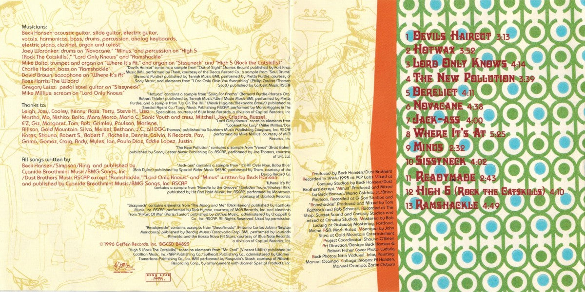 Gatefold: Beck – Odelay CD | Relix