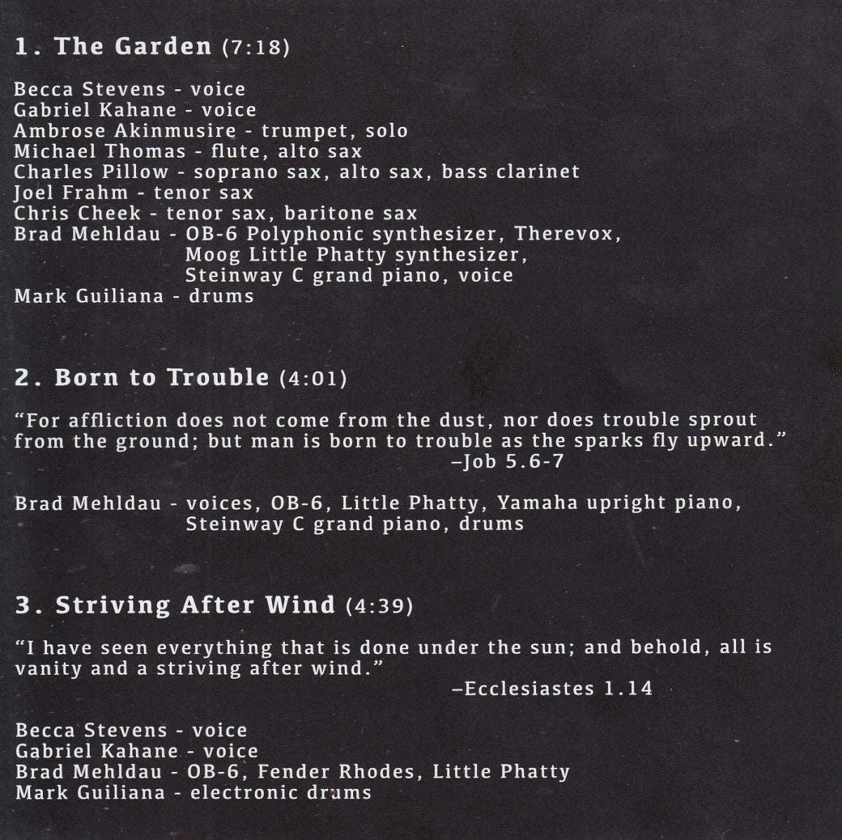 Gatefold: Brad Mehldau – Finding Gabriel Vinyl LP | Relix