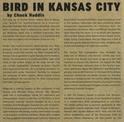 Gatefold: Charlie Parker – Bird In Kansas City Vinyl LP | Relix