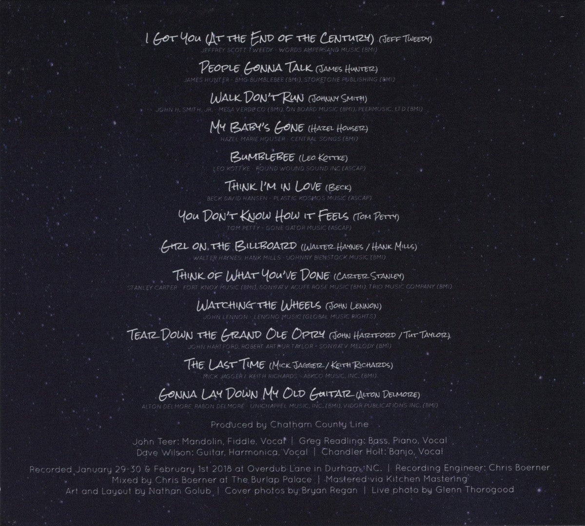 Gatefold: Chatham County Line – Sharing The Covers Vinyl LP | Relix