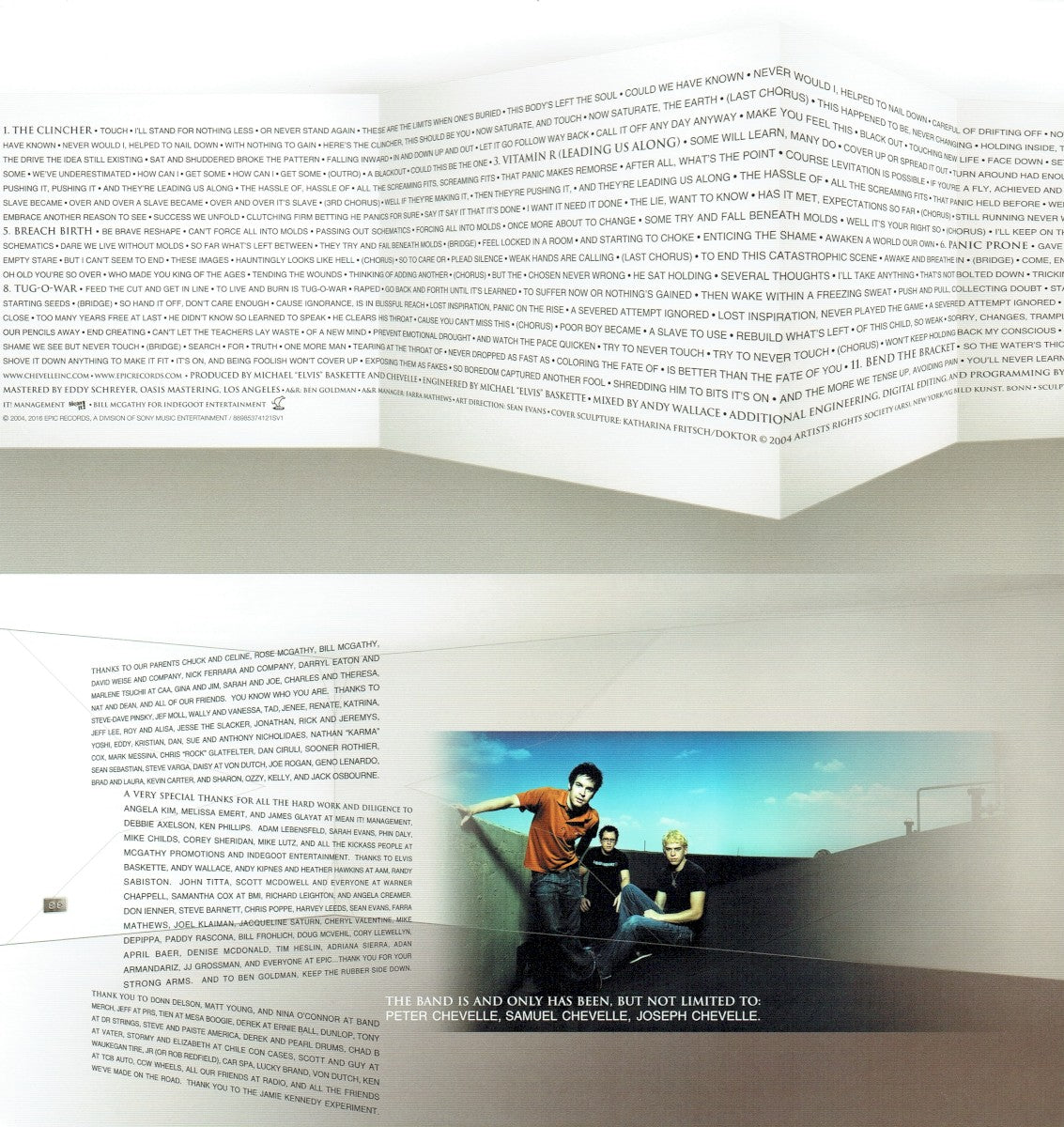 Gatefold: Chevelle – This Type Of Thinking (Could Do Us In LP Vinyl) Vinyl LP | Relix