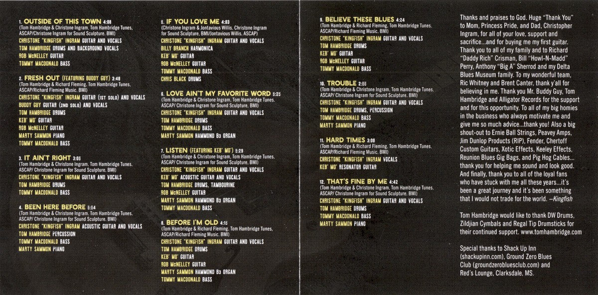 Gatefold: Christone "Kingfish" Ingram – Kingfish CD | Relix