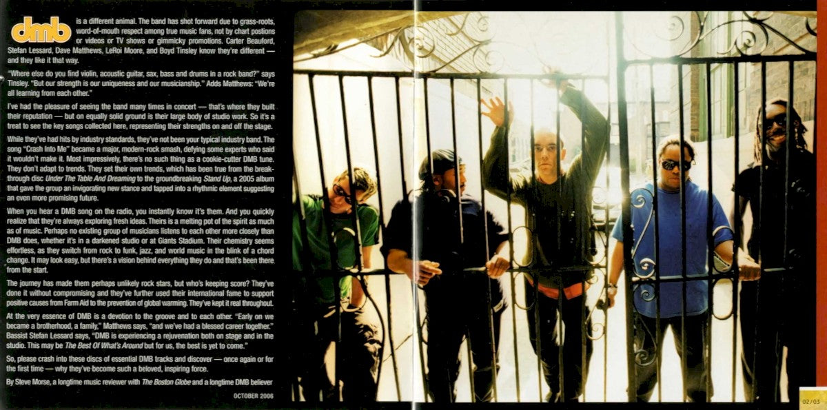 Gatefold: Dave Matthews Band – The Best Of What's Around, Vol. 1 (2-CD) CD | Relix