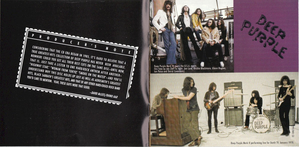 Gatefold: Deep Purple – The Very Best of Deep Purple CD | Relix
