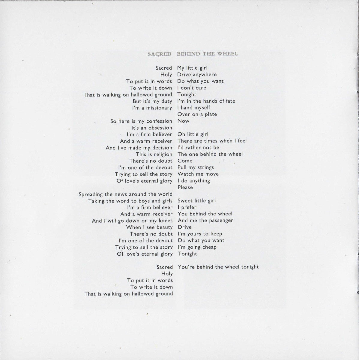 Gatefold: Depeche Mode – Music For The Masses CD | Relix