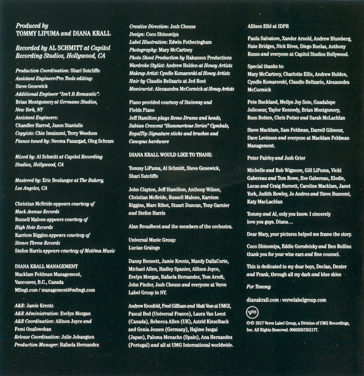 Gatefold: Diana Krall – Turn Up The Quiet CD | Relix