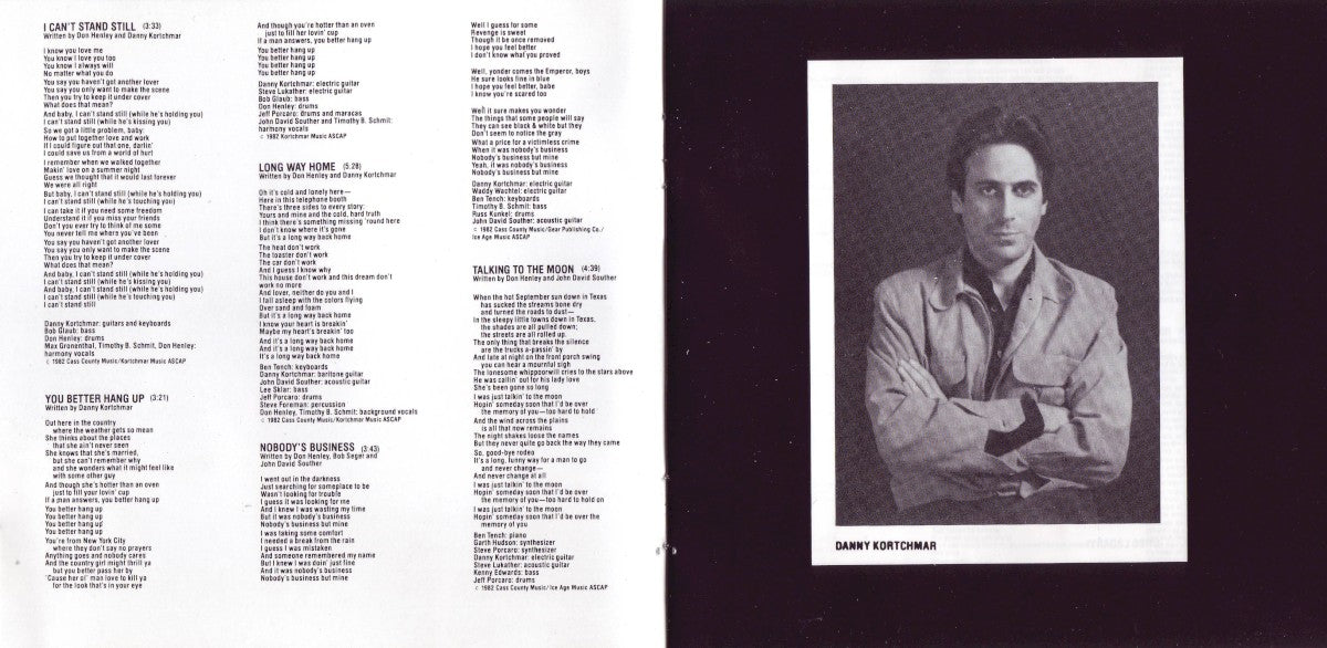 Gatefold: Don Henley – I Can't Stand Still CD | Relix