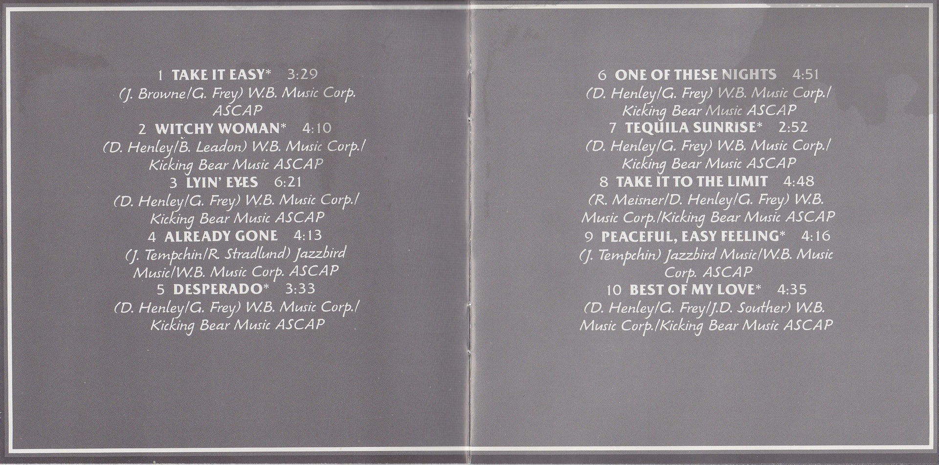 Gatefold: Eagles – Greatest Hits 1971-75 CD | Relix