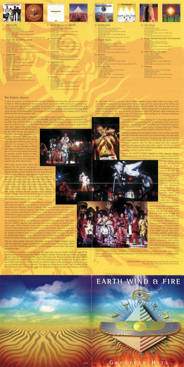 Gatefold: Earth, Wind & Fire – Earth Wind & Fire Greatest Hits CD | Relix