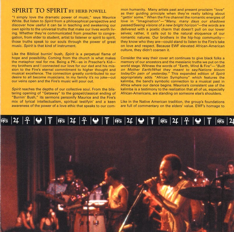Gatefold: Earth, Wind & Fire – Spirit CD | Relix