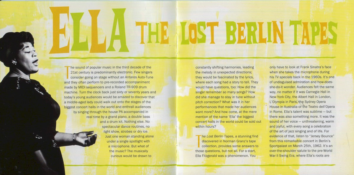 Gatefold: Ella Fitzgerald – Ella: The Lost Berlin Tapes CD | Relix