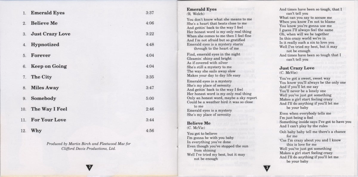 Gatefold: Fleetwood Mac – Mystery to Me CD | Relix