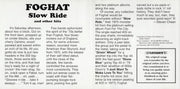 Gatefold: Foghat – Slow Ride & Other Hits CD | Relix