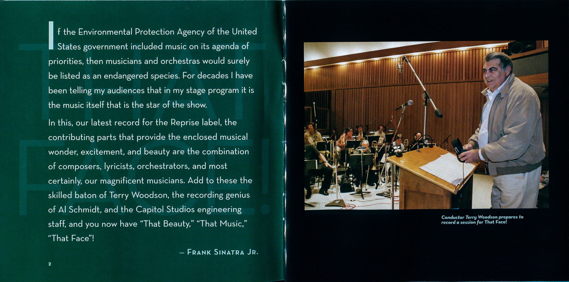 Gatefold: Frank Sinatra, Jr. – That Face CD | Relix