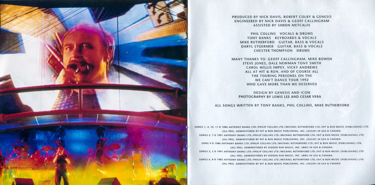 Gatefold: Genesis – Live: We Walk 1--Shorts CD | Relix