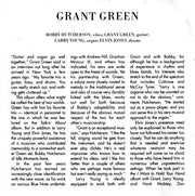 Gatefold: Grant Green – Street Of Dreams Vinyl LP | Relix
