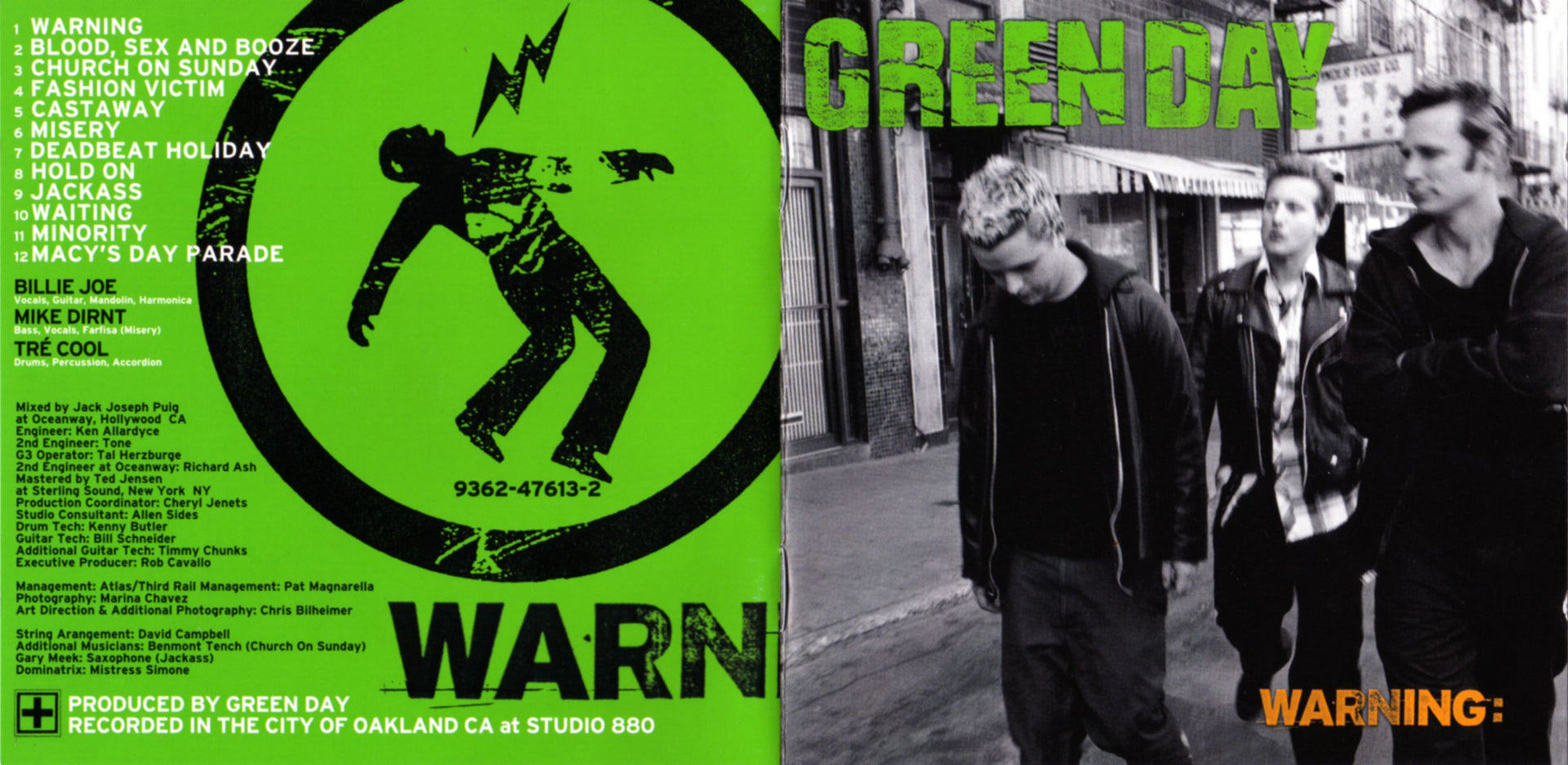 Gatefold: Green Day – Warning: CD | Relix