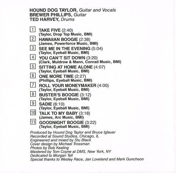 Gatefold: Hound Taylor Dog – Natural Boogie CD | Relix