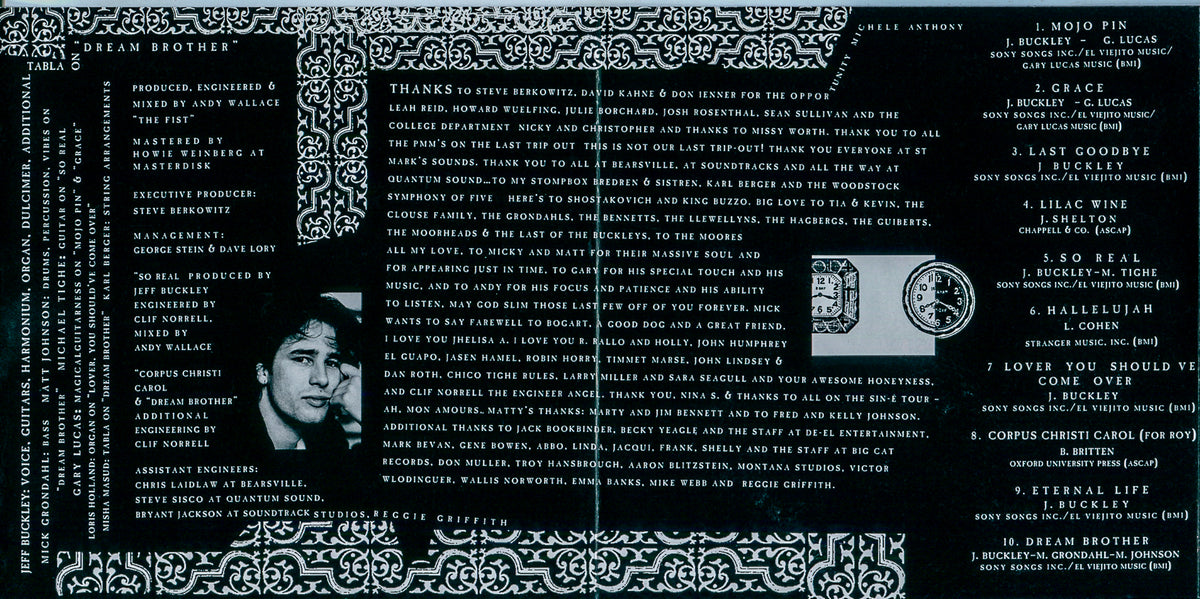 Gatefold: Jeff Buckley – Grace (CD) CD | Relix