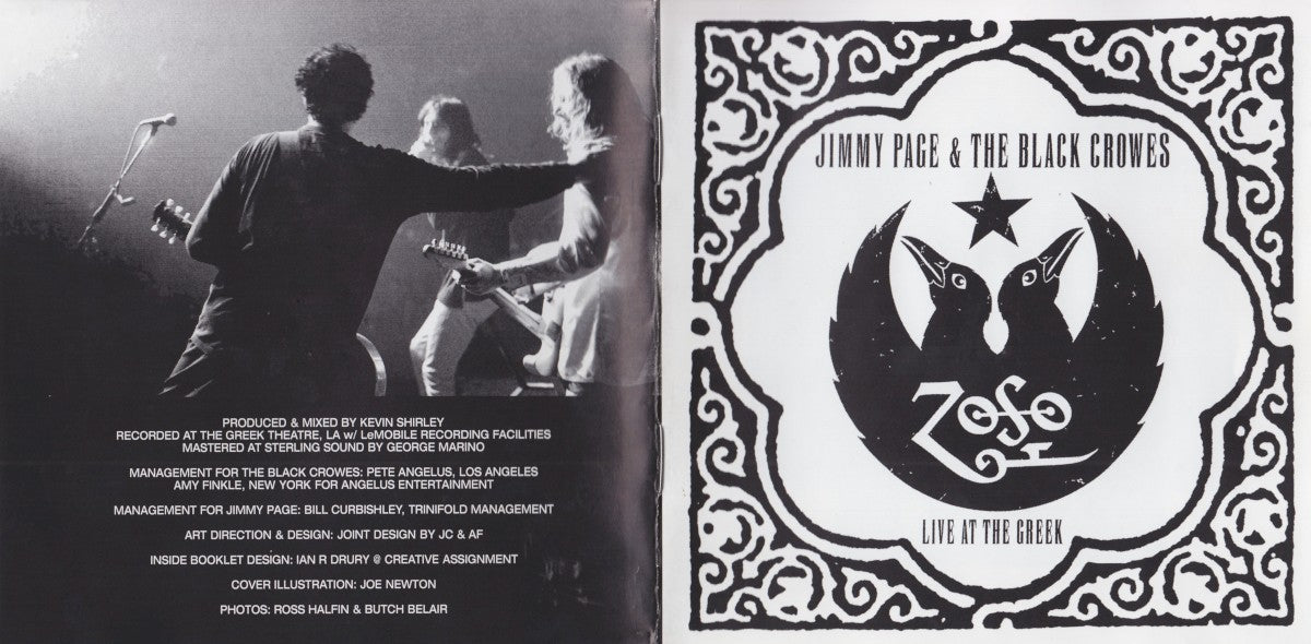 Gatefold: Jimmy Page & The Black Crowes – Live at the Greek Vinyl LP | Relix