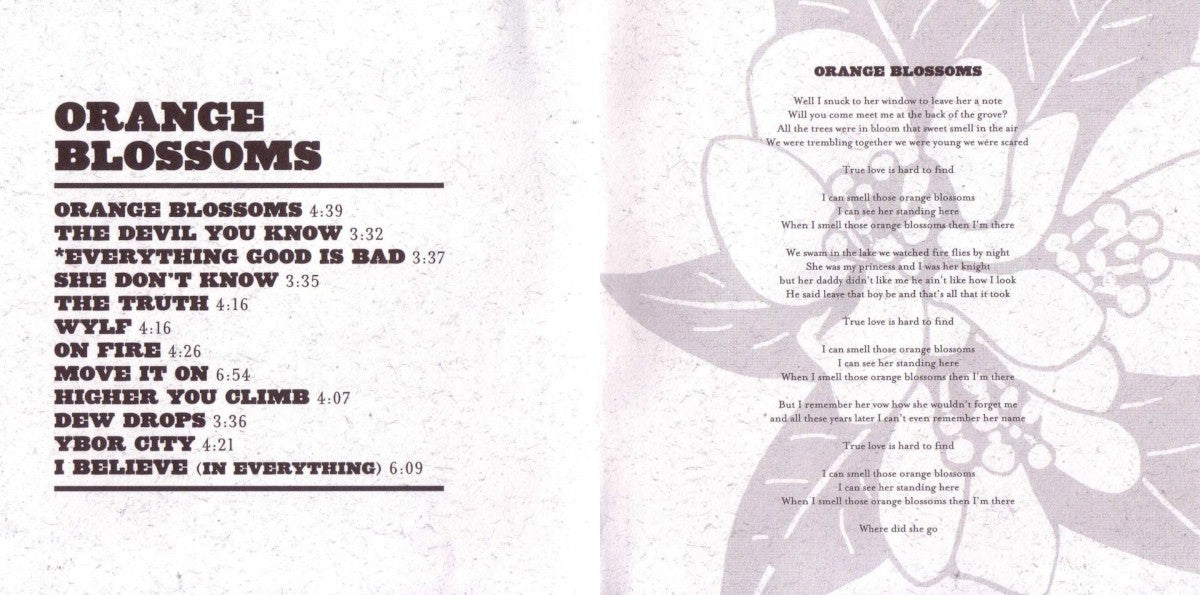 Gatefold: JJ Grey & Mofro – Orange Blossoms CD | Relix