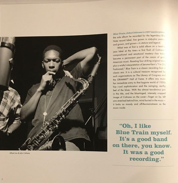 Gatefold: John Coltrane – Blue Train: The Complete Masters (Blue Note Tone Poet Series, Stereo LP Vinyl) Vinyl LP | Relix