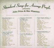Gatefold: John Prine & Mac Wiseman – Standard Songs for Average People CD | Relix