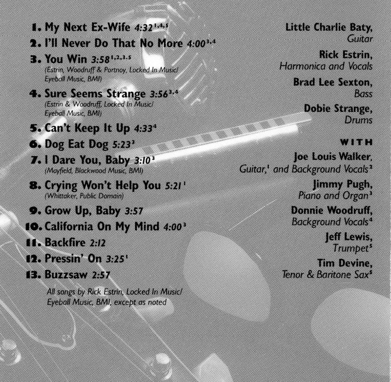 Gatefold: Little Charlie & Nightcats – Night Vision CD | Relix