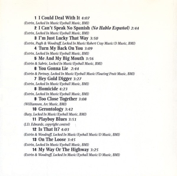 Gatefold: Little Charlie & The Nightcats – Straight Up CD | Relix