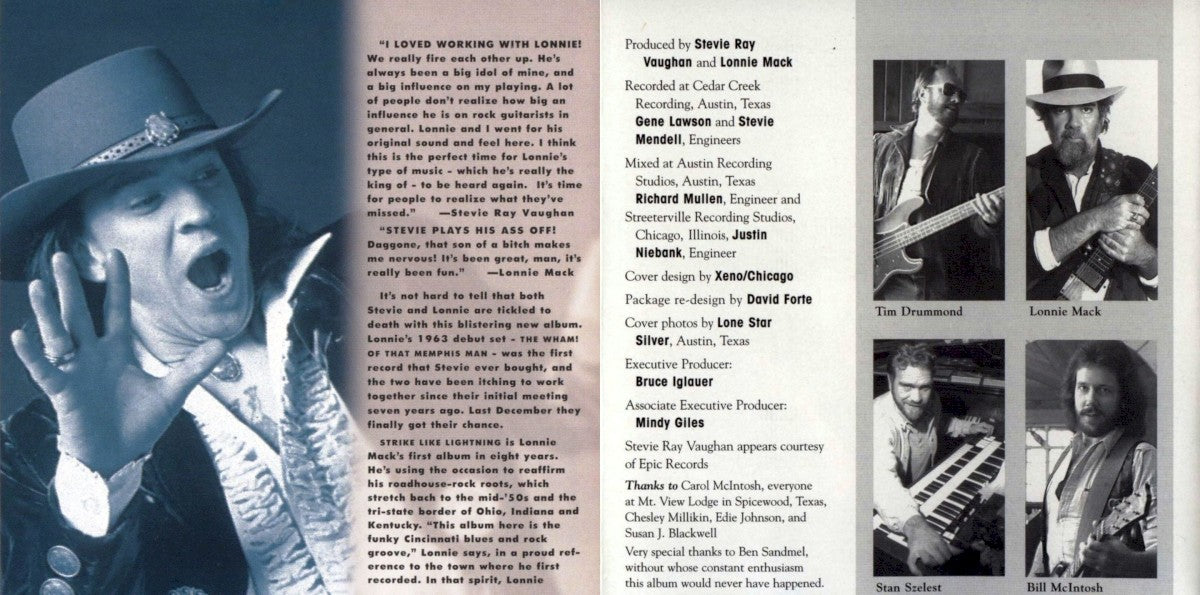 Gatefold: Lonnie Mack – Strike Like Lightning CD | Relix