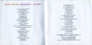Gatefold: Nancy Wilson – Broadway My Way (Remastered CD) CD | Relix