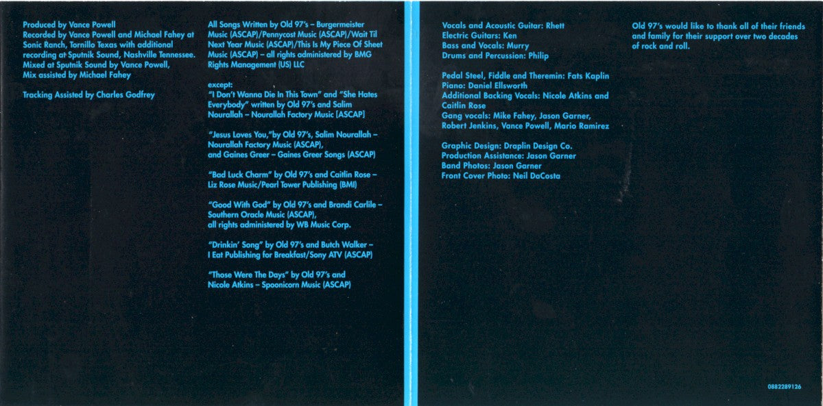 Gatefold: Old 97's – Graveyard Whistling CD | Relix